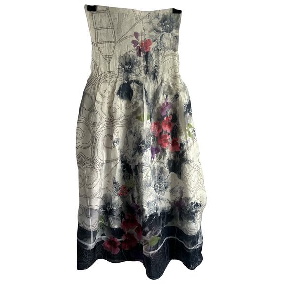 Lapis Dresses & Skirts - Lapis One Size Boho Y2K Ribbed Strapless Shimmer Convertible Dress to‎ Skirt